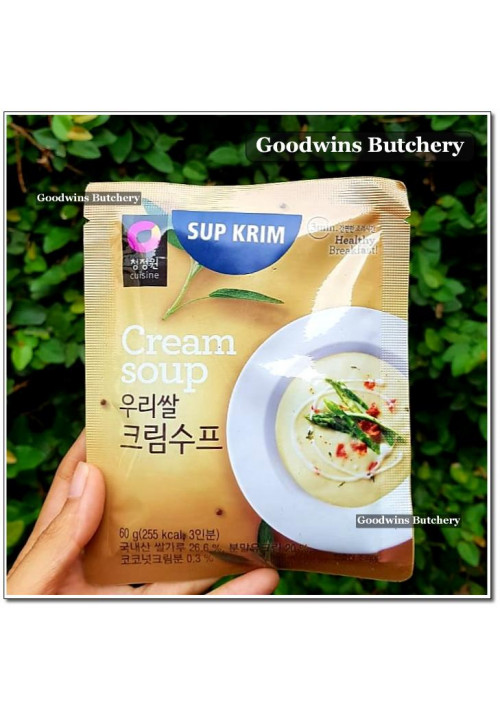 Cream soup Korea Daesang Chung Jung One CREAM SOUP sup krim 60g EXP. 18/8/2022